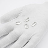 925 Sterling Silver - Diamond Cut Paperclip Clasp