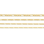 9ct Yellow Gold - L.A. Figaro - Necklace Chain