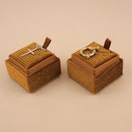 Caramel Brown - Square Necklace Box