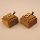 Caramel Brown - Square Necklace Box