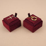 Maroon - Square Necklace Box