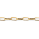 9ct Yellow Gold - Industrial Paperclip - Chain Roll