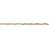 9ct Yellow Gold - Industrial Paperclip - Chain Roll