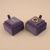 Deep Purple - Square Necklace Box