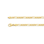 9ct Yellow Gold - L.A. Figaro - Bracelet Chain