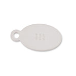 925 Sterling Silver - Swinging Hallmark Tag