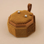 Caramel Brown - Octagon Earring Box