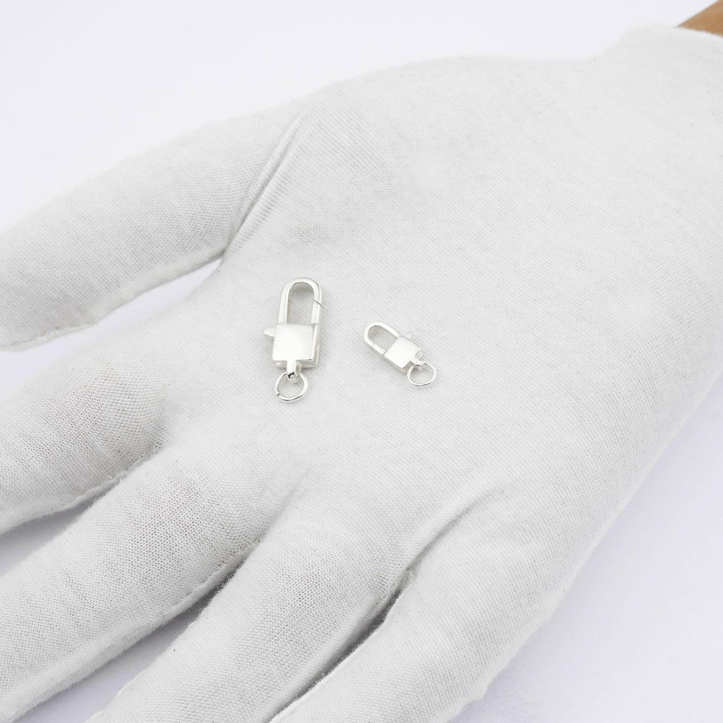 925 Sterling Silver - Parrot Padlock Clasp