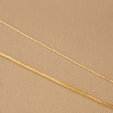 9ct Yellow Gold - Snake - Chain Roll