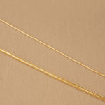 9 Karat Gelbgold – Schlange – Halskette