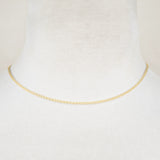 9ct Yellow Gold - Wheat - Necklace Chain