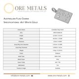 18ct White Gold - Australian Flag Charm