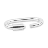 925 Sterling Silver - Paperclip Carabiner Clasps