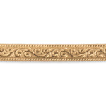 18ct Yellow Gold - Pattern "B" - Embossed Strip