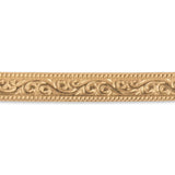 18ct Yellow Gold - Pattern "B" - Embossed Strip