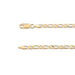 9ct Yellow Gold - Figaro 1:1 - Chain Extender