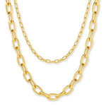 9ct Yellow Gold - Boston Paperclip - Chain Extender