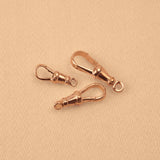 9ct Rose Gold - Plain Swivel Clasp