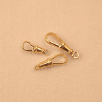 18ct Yellow Gold - Plain Swivel Clasp