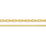 18ct Yellow Gold - Boston Paperclip - Necklace Chain