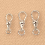 925 Sterling Silver - Ball Swivel Clasp