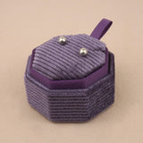 Deep Purple - Octagon Earring Box