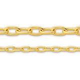 18ct Yellow Gold - Boston Paperclip - Necklace Chain