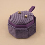 Deep Purple - Octagon Earring Box