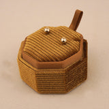 Caramel Brown - Octagon Earring Box