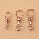 9ct Rose Gold - Ball Swivel Clasp