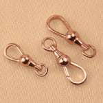 9ct Rose Gold - Ball Swivel Clasp