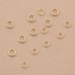 18ct Yellow Gold - Round Closed Jump Rings