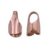 18ct Rose Gold - Round End Cap