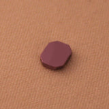 18ct Purple Gold - Flat Emerald Cabochon