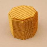 Golden Honey - Octagon Double Ring Box