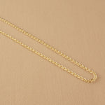 9-karätiges Gelbgold – Weizen – Halskette