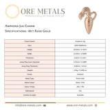 18ct Rose Gold - Amphora Jug Charm