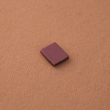 18ct Purple Gold - Flat Rectangle Cabochon