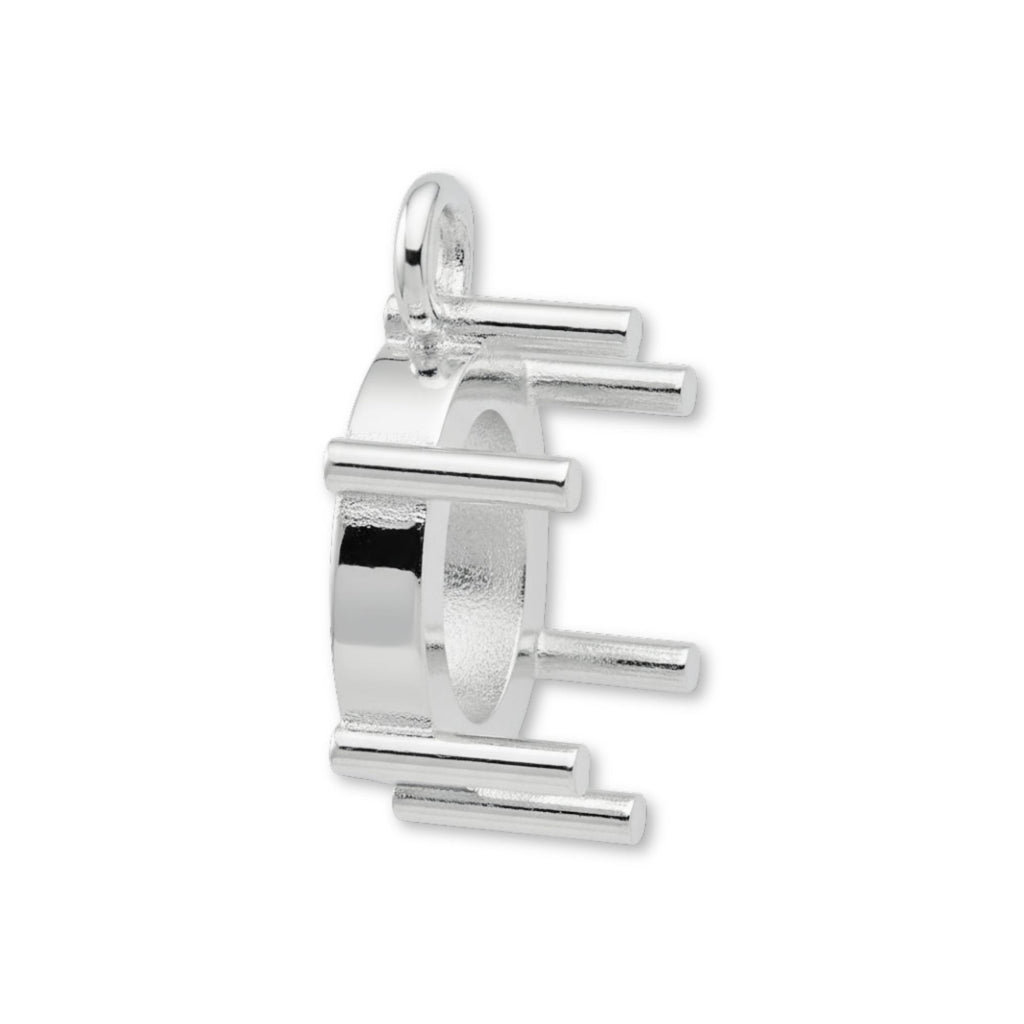 925 Sterling Silver - Oval Prong Setting