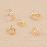 9ct Yellow Gold - Oval Basket Setting