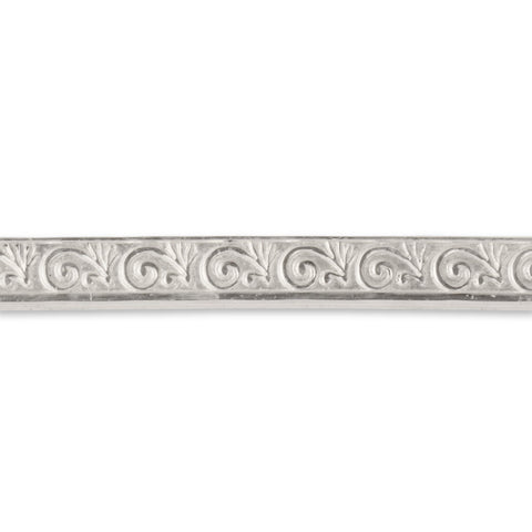925er Sterlingsilber – Muster „C“ – geprägter Streifen