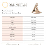 18ct Rose Gold - Regatta Sailboat Charm