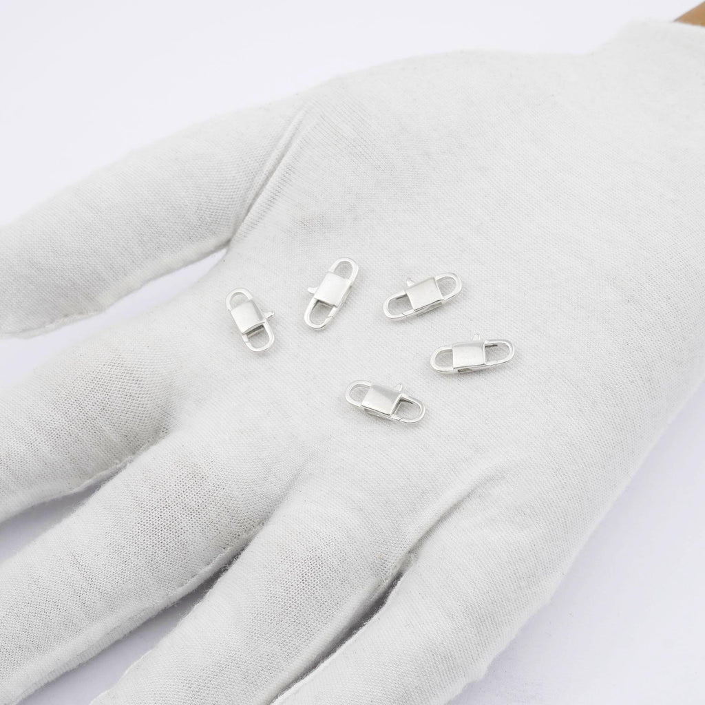 925 Sterling Silver - Padlock Pill Clasp