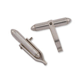 9ct White Gold - Bullet Cufflink Backs