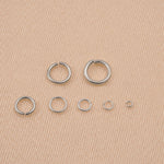 9ct White Gold - Round Open Jump Rings