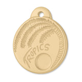 18ct Yellow Gold - Tropics Charm