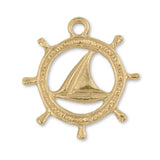 9ct Yellow Gold - Sailing Sigil Charm