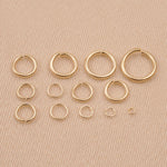 9ct Yellow Gold - Round Open Jump Rings