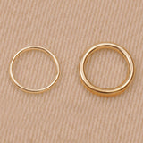 9ct Yellow Gold - Round Closed Jump Rings