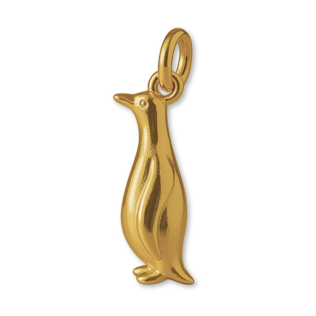 9ct Yellow Gold - Emperor Penguin Charm